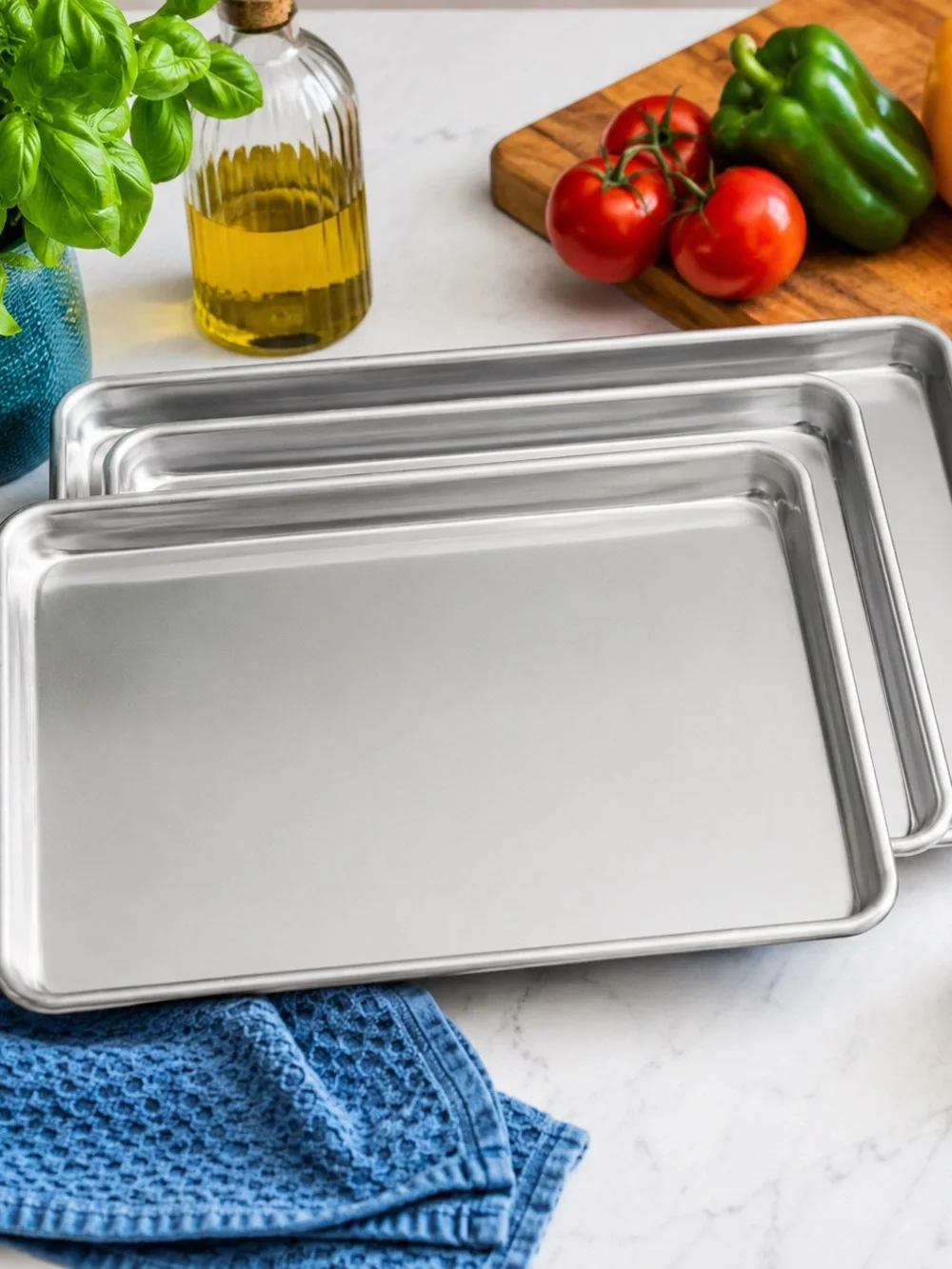 Tramontina PROLine 3pc Aluminum Quarter Baking Sheet Pan Set